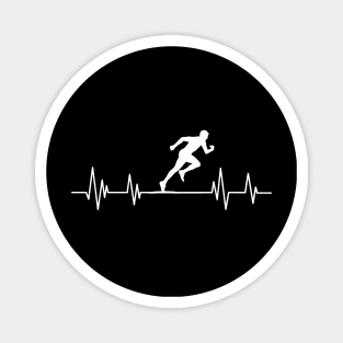 runner heartbeat Run Funny ,Running heartbeat, Magnet